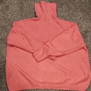 Vince Camuto pink  Turtleneck Sweater